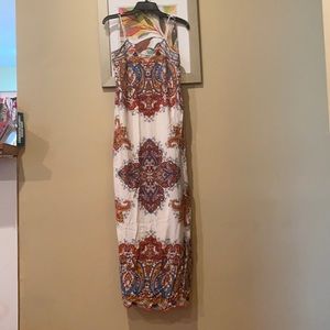 Flying Tomato Embroidered Maxi Dress